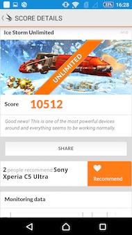 Sony Xperia C5 Ultra performances