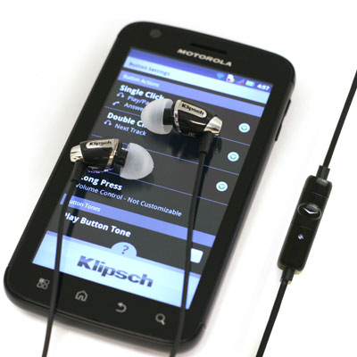 Klipsch Image S4A pour Android : un casque intra / kit mains-libres de haut vol… et programmable  