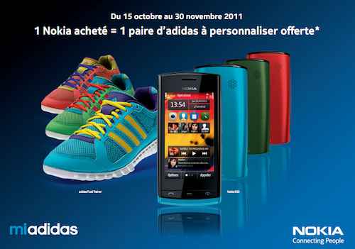 Le Nokia 500 chez Virgin Mobile… avec une paire d’Adidas offerte !