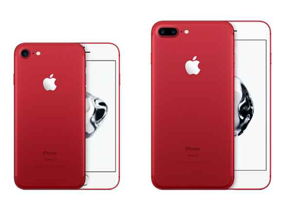 Apple intègre l’iPhone 7 et l’iPhone 7 Plus dans la gamme (Product)RED
