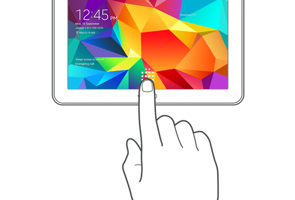 Samsung Galaxy Tab S : des visuels confirment la présence d'un lecteur d'empreinte