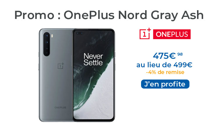 OnePlus Nord Gray Ash, une version mate et forcément musclée du Nord