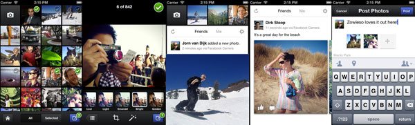 Facebook Camera : une superbe appli photo pour iPhone, pas encore disponible en France (iOS)