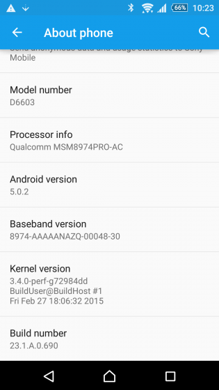 Sony Xperia Z3 : le déploiement d'Android 5.0 Lollipop a débuté en Europe