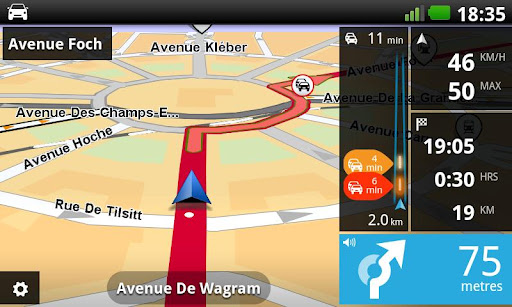 L'application de navigation GPS TomTom débarque sur Android !
