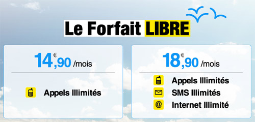 Zero Forfait lance un forfait illimité moins cher que Free Mobile à 18,90 euros !