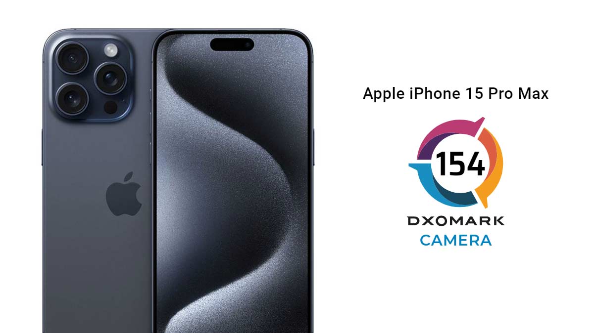 L’iPhone 15 Pro Max se hisse à la deuxième place des meilleurs photophones en 2023 selon DxOMark