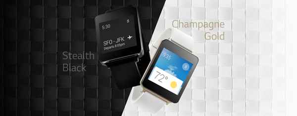 LG G Watch : la montre sera proposée en Champagne Gold 