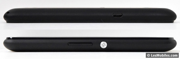 Sony Xperia E4g : gauche / droite