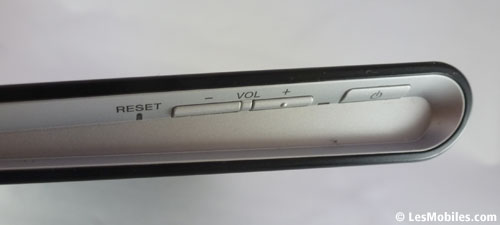 Sony Tablet S : touches de volume