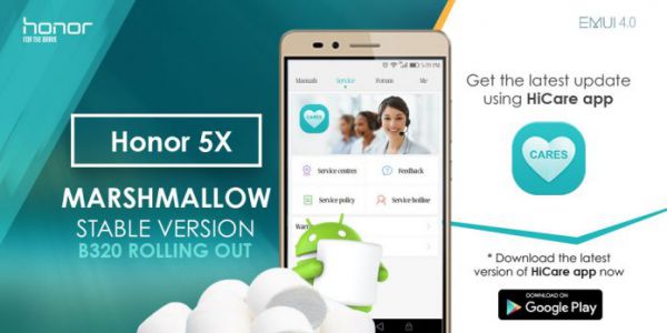 Honor 5X : la mise à jour vers Android Marshmallow arrive
