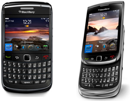 BlackBerry Bold 9780 et Torch 9800 chez Virgin Mobile