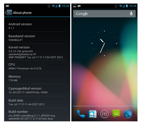 Le Samsung Galaxy S3 passe déjà sous Android 4.1 Jelly Bean grâce à CyanogenMod 10