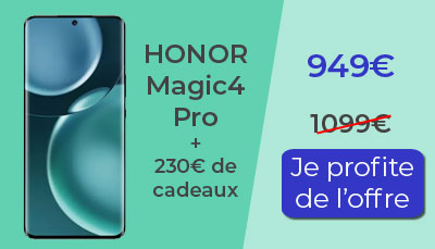 L'Honor Magic 4 Pro au meilleur prix chez Honor