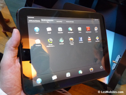 HP lance sa tablette TouchPad sous WebOS
