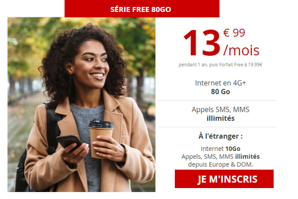 PROMO : Free Mobile lance une offre avec un forfait 80 Go à petit prix