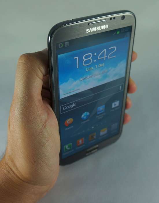 Samsung Galaxy Note 2 : prise en main