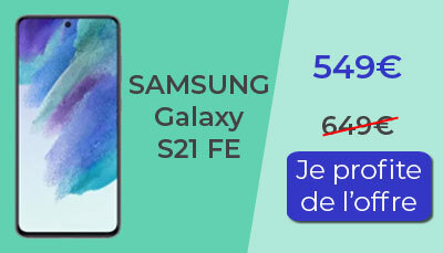Samsung S21 FE 5G promotion boulanger