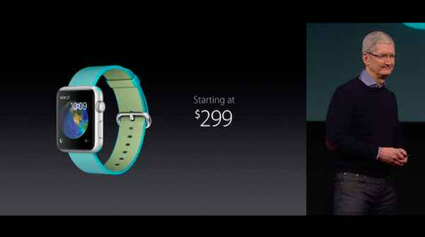 Keynote Apple : l’Apple Watch baisse de prix