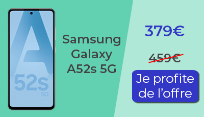 CTA Samsung Galaxy A52s 5G promotion