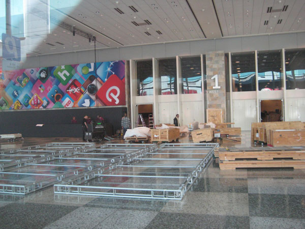 Apple WWDC 2012 cadre annonce d'iOS 6 et potentiellement l'iPhone 5 prend forme Moscone Convention Center
