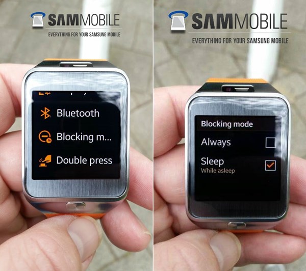 Samsung met à jour sa Gear 2 et la dote d'un « Blocking mode » anti-notification