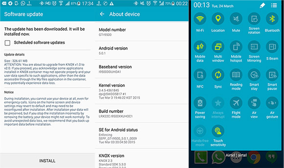 Samsung Galaxy S4 : une nouvelle mise à jour pour les utilisateurs de Lollipop
