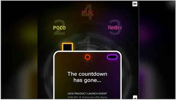 Xiaomi présenterait le 10 décembre le Redmi K30, le Mi MIX 4 et le Pocophone F2