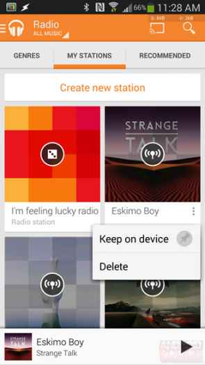 Google met à jour son application musicale pour Android