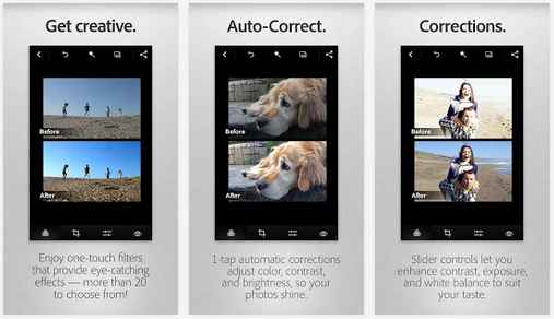 Photoshop Express passe à la vitesse supérieure avec sa dernière mise à jour sur Android