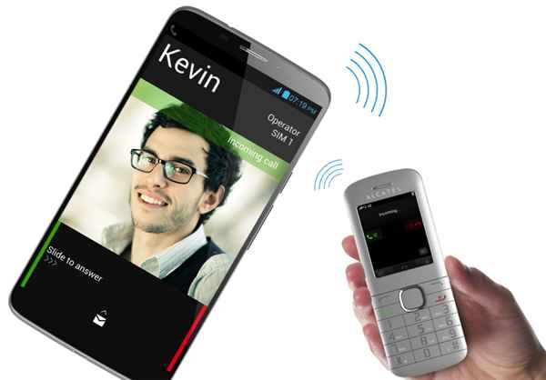 Alcatel One Touch Hero et son accessoire téléphone