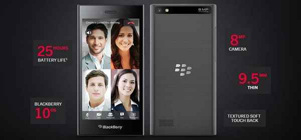 BlackBerry présente le Leap, un nouveau smartphone tout-tactile (MWC 2015)