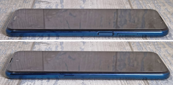 Profil et épaisseur du Nokia X20