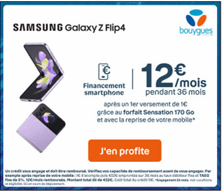 Galaxy Z Flip 4 Financement