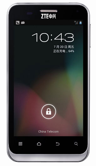 Le premier smartphone mis à jour sous Android 4.1 Jelly Bean est le ZTE N880E (hors gamme Google Nexus)