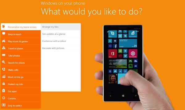 Découvrez Windows Phone à travers un émulateur en ligne