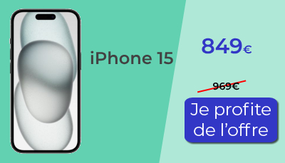 promo iPhone 15 precommande RED by SFR