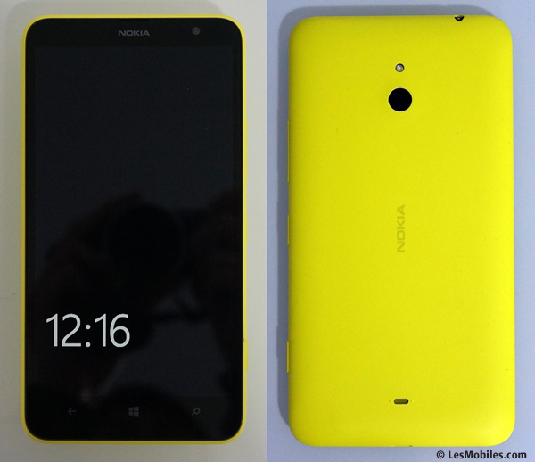 Nokia Lumia 1320 : avant / arrière