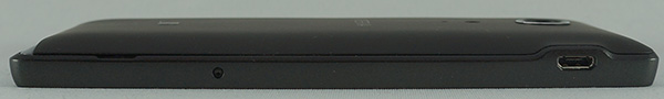 Sony Xperia SP : côté gauche