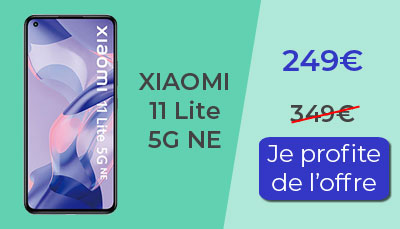 Le Xiaomi 11 LIte 5G Ne est à prix cassé chez Boulanger