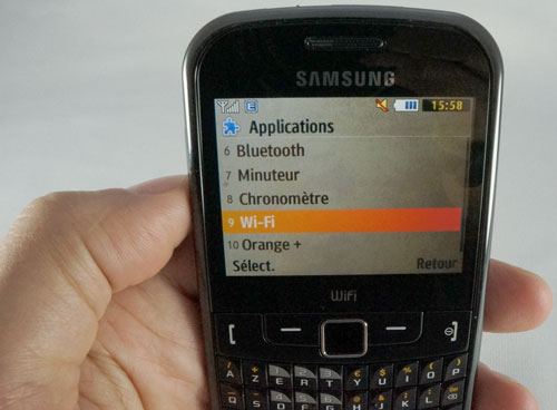 Samsung Ch@t 335 : menu applications