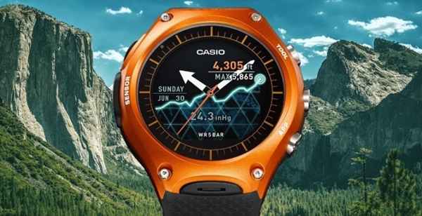 Casio Smart Outdoor Watch : une montre pour baroudeurs sous Android Wear (CES 2016)