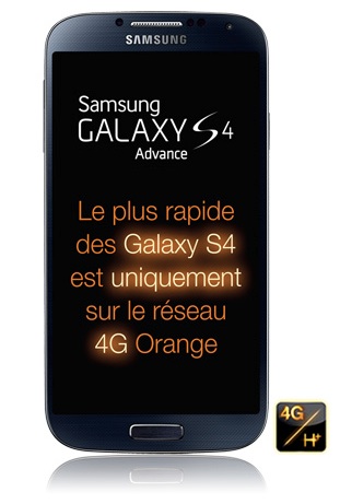 Orange commercialise le Samsung Galaxy S4 Advance