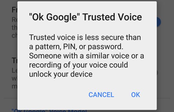 Trusted Voice : les smartphones Android bientôt déverrouillables à la voix