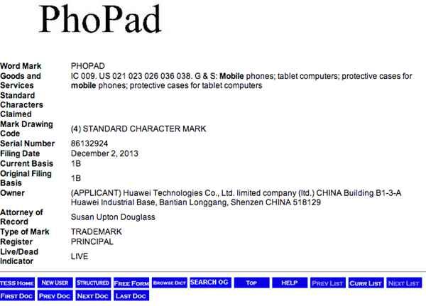 Huawei PhoPad : un futur rival pour l'Asus Padfone ?