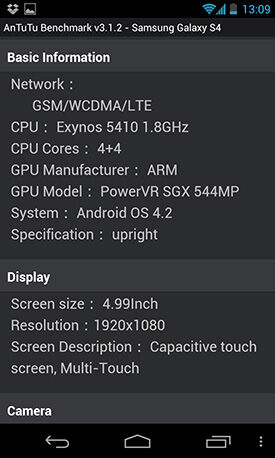 Samsung Galaxy S4 : une fiche technique complète et crédible fait surface