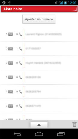 SFR lance une application Anti-SPAM