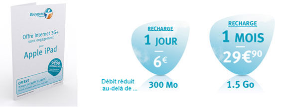 Bouygues Telecom lance ses offres prépayées pour iPad