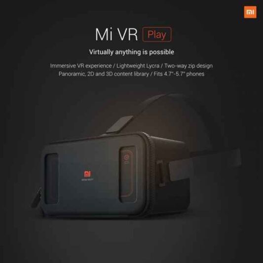 Xiaomi présente le Mi VR Play, son premier casque de réalité virtuelle