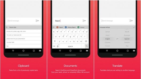 Microsoft lance un clavier virtuel pour Android sous le nom de Hub Keyboard
